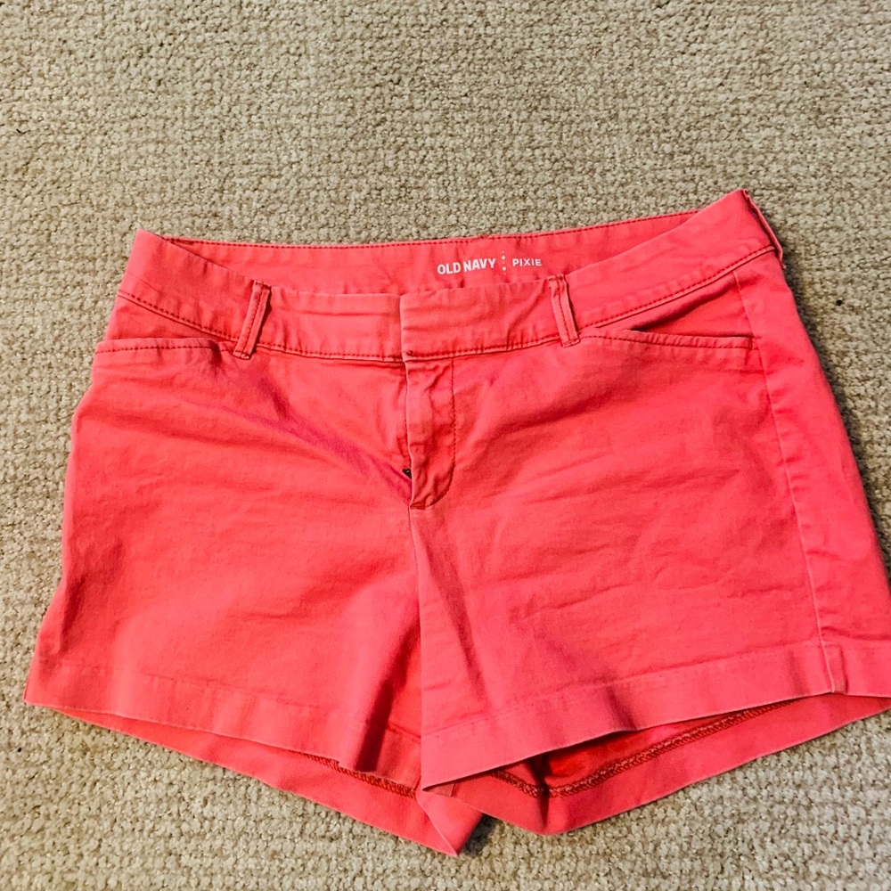 Coral old navy shorts